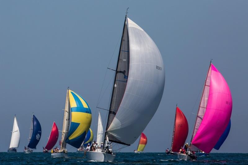 Hard fought downwind leg on Port Phillip - Jennifer Goldsmith Trophy, Port Phillip Women's Championship Series photo copyright Bruno Cocozza taken at Royal Melbourne Yacht Squadron and featuring the IRC class