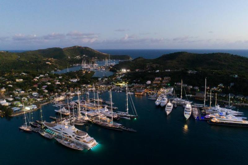 Yachts from around the world gather for the the start of the 11th RORC Caribbean 600 in Antigua photo copyright Tim Wright / Photoaction.com taken at Royal Ocean Racing Club and featuring the IRC class