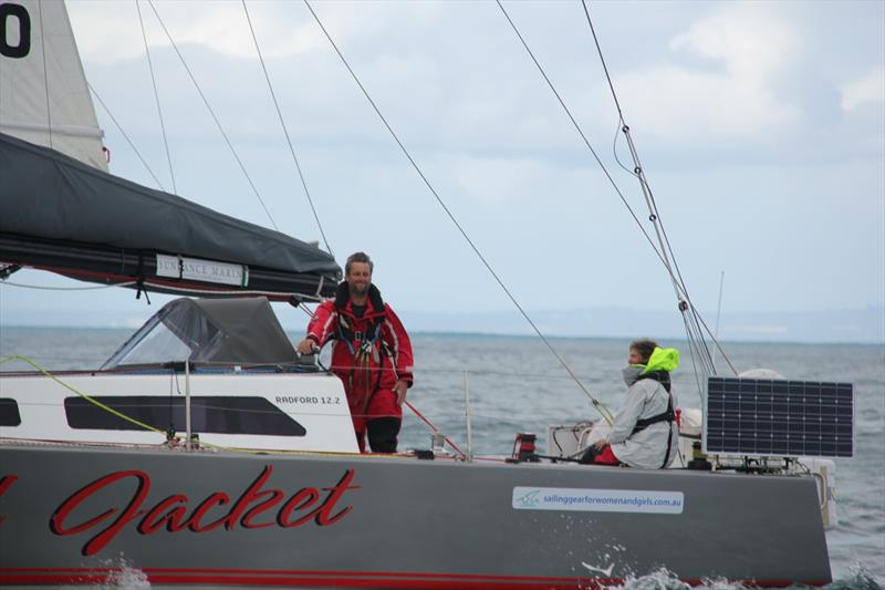 Gerry Snijders and Annette Hesselmans head off in the Melbourne Osaka photo copyright Martin Vaughan taken at Royal Brighton Yacht Club and featuring the IRC class