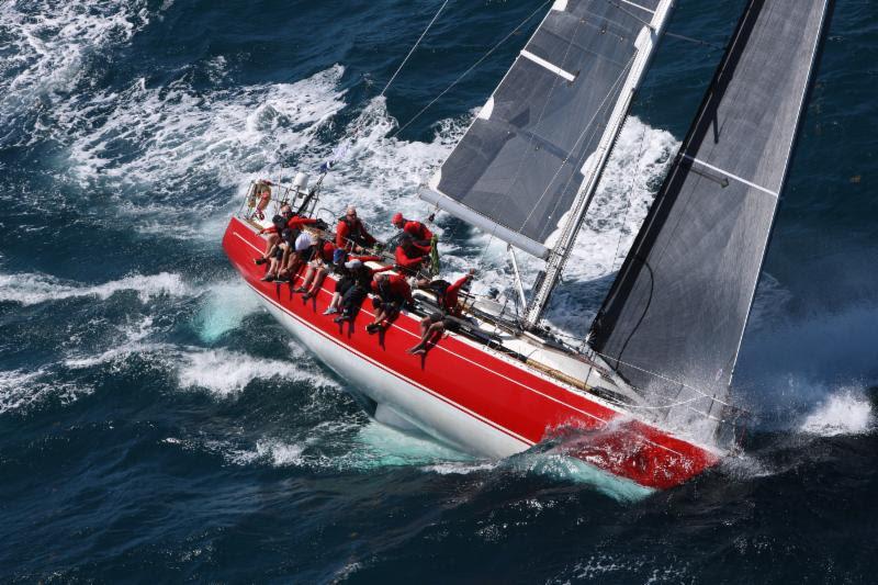 In IRC Two, after a text book start controlling the fleet inshore, Ross Applebey's Oyster 48 Scarlet Oyster (GBR) revelled in the upwind conditions - RORC Caribbean 600 photo copyright Tim Wright taken at Royal Ocean Racing Club and featuring the IRC class