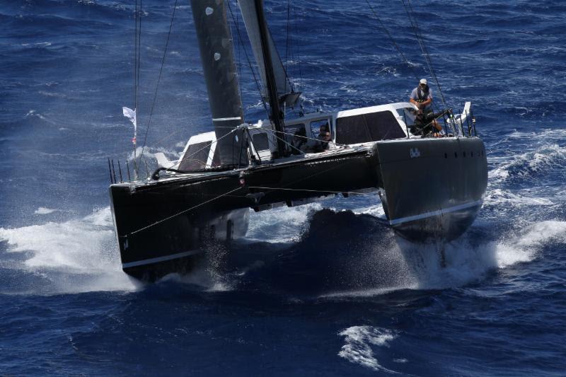 Gunboat Chim Chim, owned by John Gallagher (USA) racing under MOCRA Rule - RORC Caribbean 600 photo copyright Tim Wright taken at Royal Ocean Racing Club and featuring the IRC class