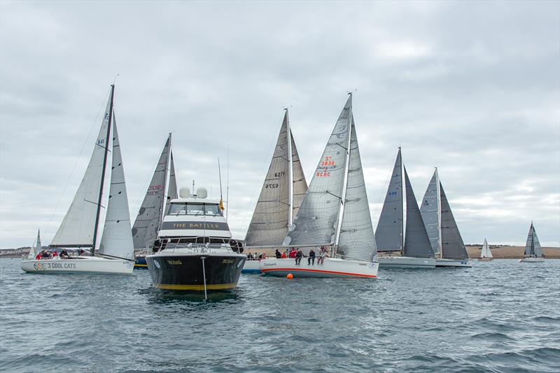 The Division 2 start in the traditional Lincoln Week long race - 2019 Teakle Classic Lincoln Week Regatta photo copyright Take 2 Photography taken at Port Lincoln Yacht Club and featuring the IRC class