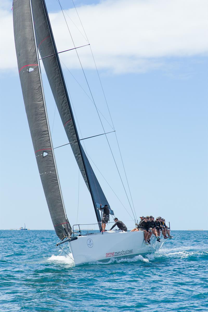 Geoff Boettcher's Secret Men's Business has its work cut out - 2019 Teakle Classic Lincoln Week Regatta photo copyright Take 2 Photography taken at Port Lincoln Yacht Club and featuring the IRC class