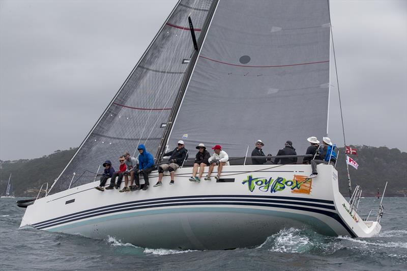 Toy Box 2 - all weight up in heavy breeze - Sydney Harbour Regatta photo copyright Andrea Francolini taken at Middle Harbour Yacht Club and featuring the IRC class