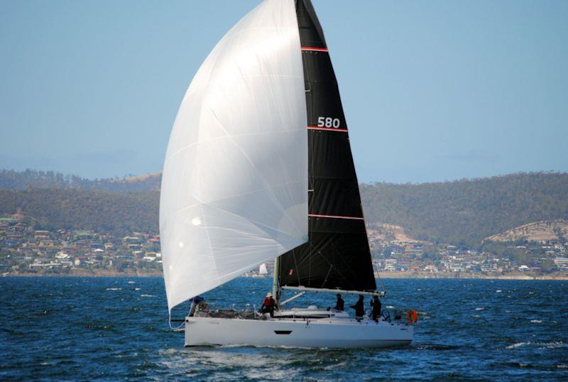 Frontline won Division 2 PHS - Hobart Combined Clubs Summer Pennant race 7 photo copyright Peter Campbell taken at Derwent Sailing Squadron and featuring the IRC class