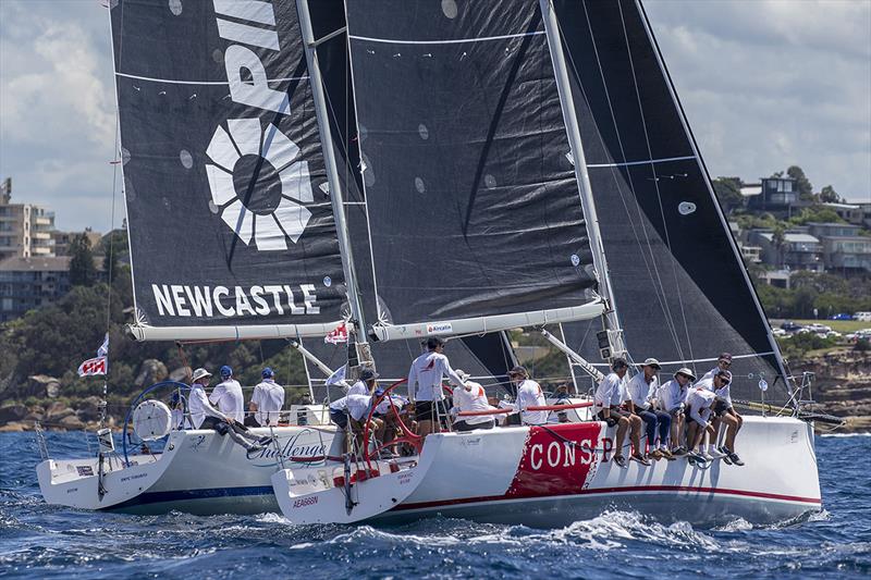 Conspiracy and Challenge toe-to toe - 2019 Sydney Harbour Regatta - photo © Andrea Francolini