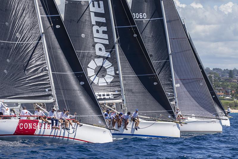 Race 1, Day 1 start - Conspiracy nearest screen - 2019 Sydney Harbour Regatta - photo © Andrea Francolini