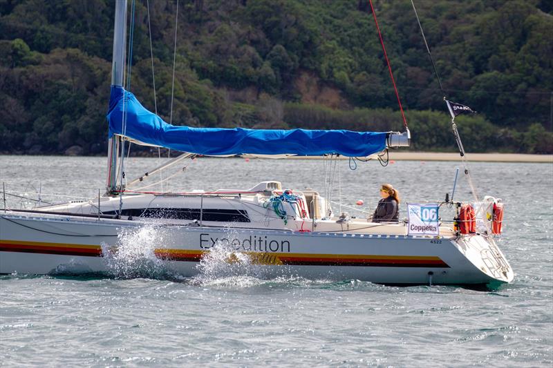 Expediation Cappelia - Start Leg 3 - Half Moon Bay, Stewart Island - Two Handed Round NZ Race 2019 photo copyright Shorthanded Sailing Association taken at Royal Akarana Yacht Club and featuring the IRC class