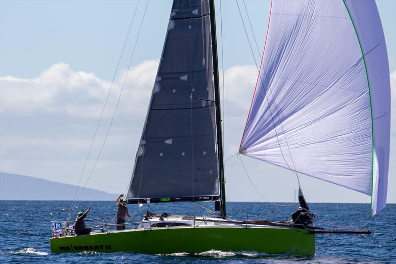 Motorboat II - Start Leg 3 - Half Moon Bay, Stewart Island - Two Handed Round NZ Race 2019 photo copyright Shorthanded Sailing Association taken at Royal Akarana Yacht Club and featuring the IRC class