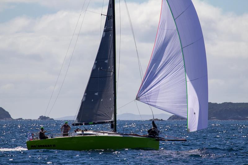 Motorboat II - Start Leg 3 - Half Moon Bay, Stewart Island - Two Handed Round NZ Race 2019 photo copyright Shorthanded Sailing Association taken at Royal Akarana Yacht Club and featuring the IRC class