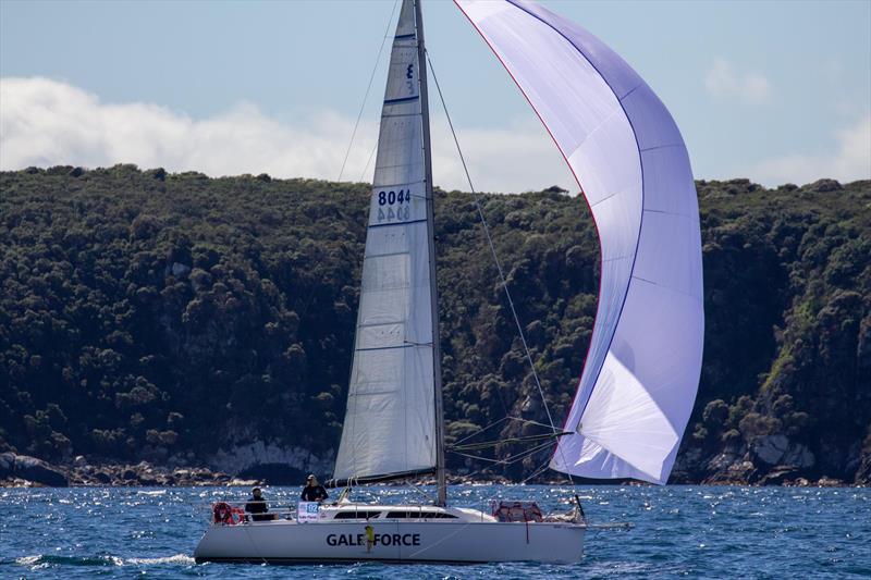 Gale Force - Start Leg 3 - Half Moon Bay, Stewart Island - Two Handed Round NZ Race 2019 photo copyright Shorthanded Sailing Association taken at Royal Akarana Yacht Club and featuring the IRC class