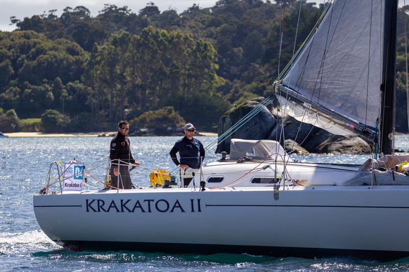 Krakatoa II - Start Leg 3 - Half Moon Bay, Stewart Island - Two Handed Round NZ Race 2019 photo copyright Shorthanded Sailing Association taken at Royal Akarana Yacht Club and featuring the IRC class