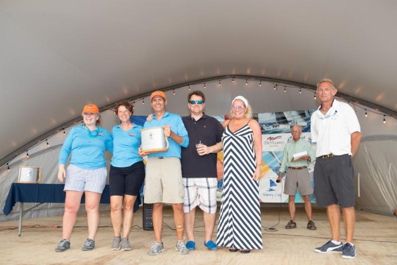 Joe and Claudia's Candido's Hanse 505 Avalon Sunset were victorious in the Cruising  Hanse class for the Round Tortola Race photo copyright Alastair Abrehart taken at Royal BVI Yacht Club and featuring the IRC class