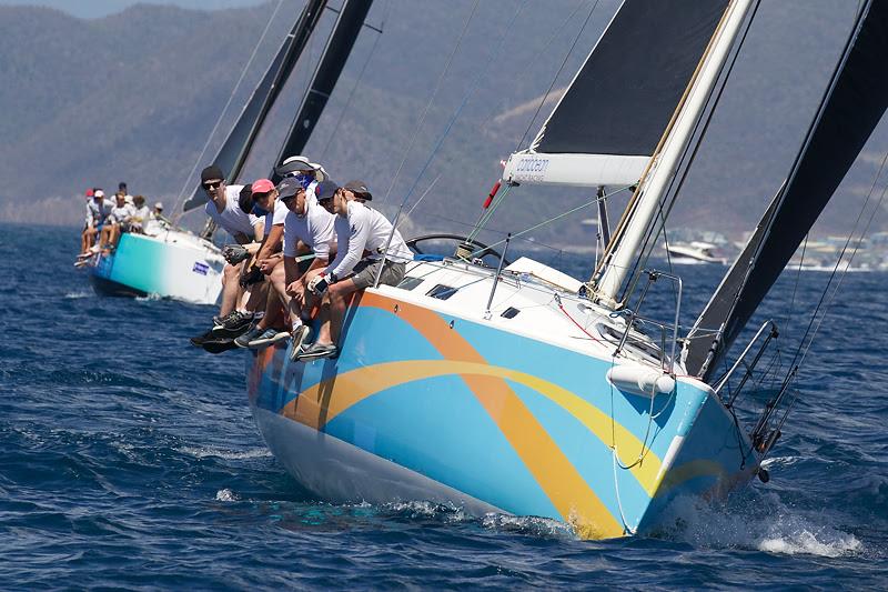 Tony Mack's J122 Team McFly/El Ocaso win the Racing class in the Scrub Island Invitational - BVI Spring Regatta & Sailing Festival 2019 photo copyright Ingrid Abery / www.ingridabery.com taken at Royal BVI Yacht Club and featuring the IRC class