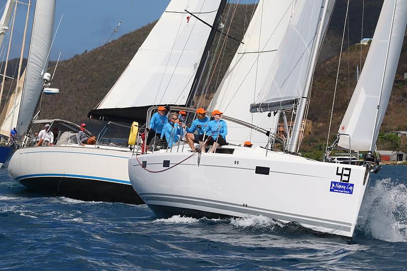 Winning the Hanse class today - Benoit De Grace from Quebec, Canada on his Hanse 415 We'll Sea - BVI Spring Regatta & Sailing Festival 2019 photo copyright Ingrid Abery / www.ingridabery.com taken at Royal BVI Yacht Club and featuring the IRC class