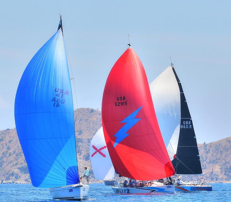 Racing 2: Peter Corr, King 40, Blitz (USA) - BVI Spring Regatta 2019 photo copyright Ingrid Abery / www.ingridabery.com taken at Royal BVI Yacht Club and featuring the IRC class