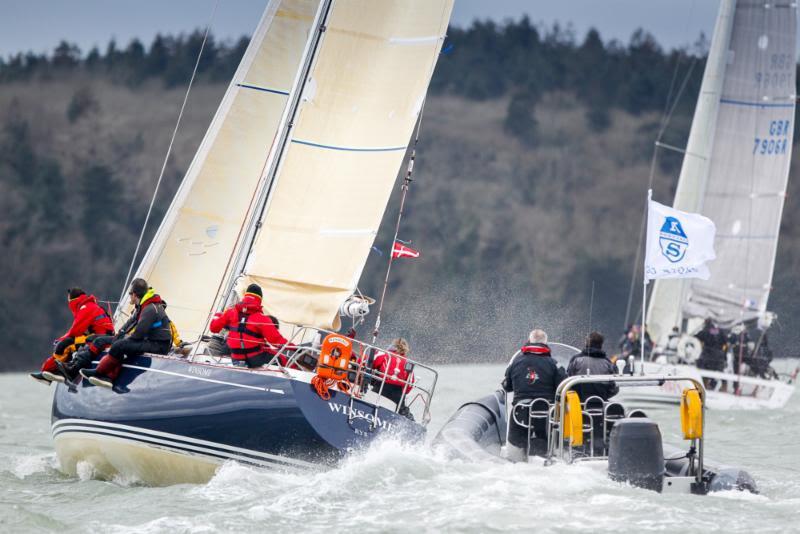 Harry Heijst's 1972 S&S 41 Winsome in RORC Easter Challenge photo copyright Paul Wyeth / www.pwpictures.com taken at Royal Ocean Racing Club and featuring the IRC class