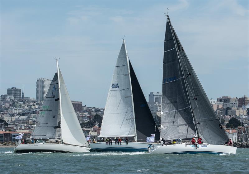 Start of the 2018 Pacific Cup, D division photo copyright Erik S Simonson / www.h2oshots.com taken at St. Francis Yacht Club and featuring the IRC class