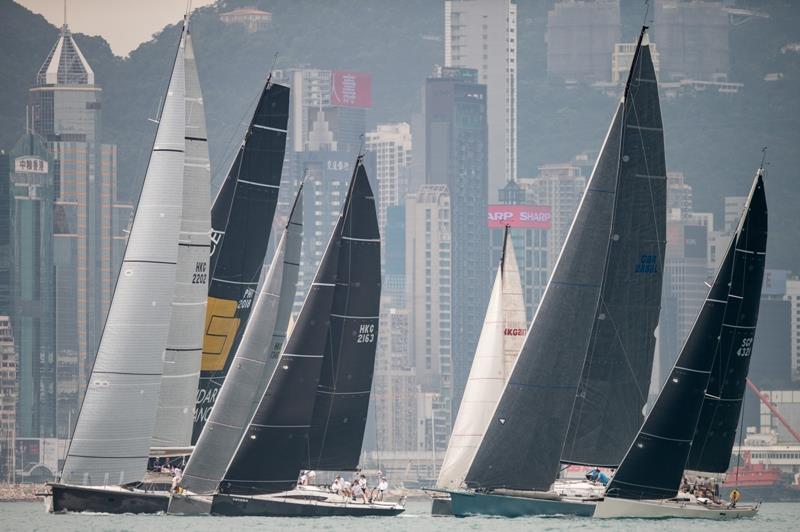 Hong Kong to Puerto Galera Yacht Race start photo copyright Takumi Photography taken at Royal Hong Kong Yacht Club and featuring the IRC class