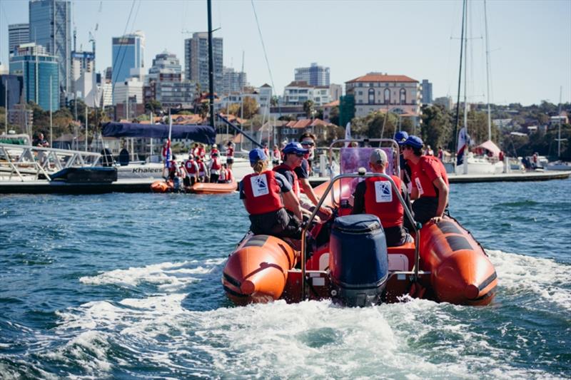 National Sailing League day 1 crew changeover photo copyright Darcie Collington Photography taken at Royal Sydney Yacht Squadron and featuring the IRC class