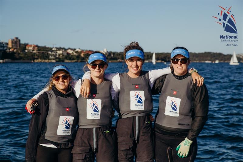 RFBYC top women's team at the National Sailing League Oceania photo copyright Darcie Collington Photography taken at Royal Sydney Yacht Squadron and featuring the IRC class