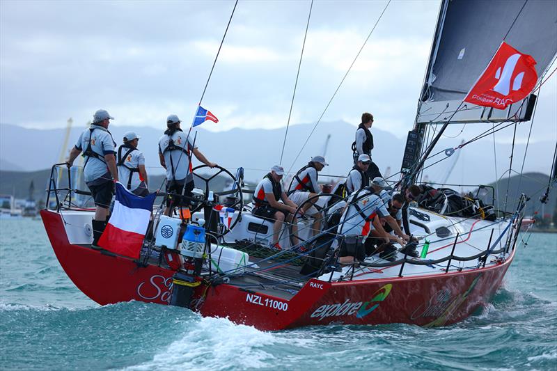 Miss Scarlet GROUPAMA RACE 2018 line honours winner photo copyright Eye Fly taken at Cruising Yacht Club of Australia and featuring the IRC class