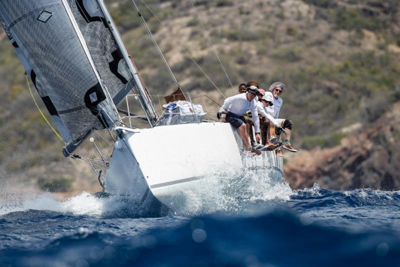 Jonty and Vicki Layfield's J/11s Sleeper scored two bullets today - Antigua Sailing Week 2019 photo copyright Paul Wyeth / pwpictures.com taken at Antigua Yacht Club and featuring the IRC class
