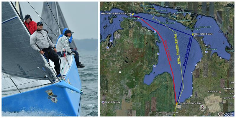 The Bell's Beer Bayview Mackinac Race offers sailors a choice of the Cove Island Course (259 nm) or the shorter Shore Course (204 nm) photo copyright Martin Chumiecki / Bayview Yacht Club taken at Bayview Yacht Club and featuring the IRC class