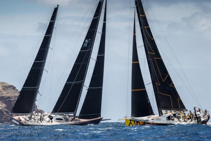 Sojana and Ambersail2 - Antigua Sailing Week - photo © Paul Wyeth / pwpictures.com