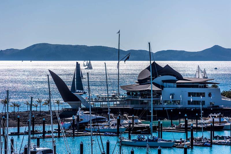 Hamilton Island Race Week 2018 - Hamilton Island Yacht Club and race fleet photo copyright Kurt Arrigo taken at Hamilton Island Yacht Club and featuring the IRC class