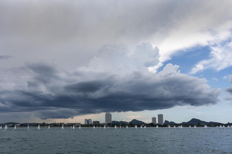 Top of the Gulf Regatta 2019. Oppies under a cloud photo copyright Guy Nowell / Top of the Gulf Regatta taken at Ocean Marina Yacht Club and featuring the IRC class