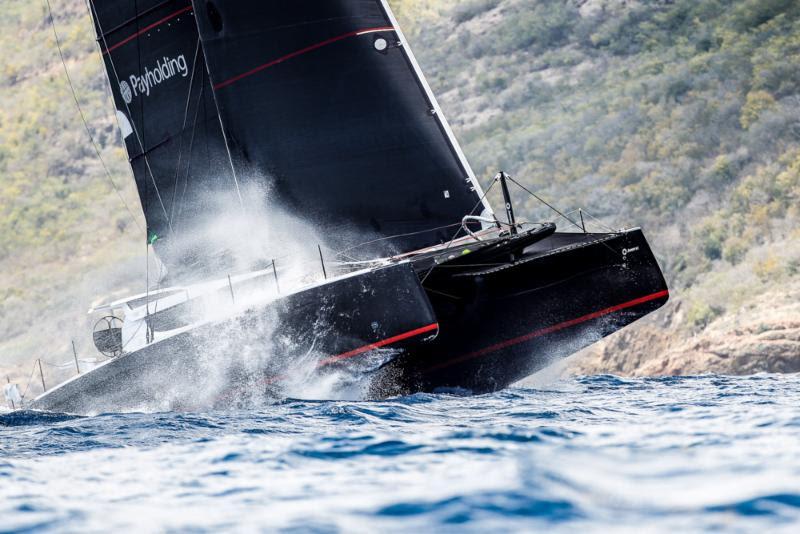 Competing in the Multihull class - Robert Szustkowski's Polish HH66 R-SIX - Antigua Sailing Week - photo © Paul Wyeth / pwpictures.com