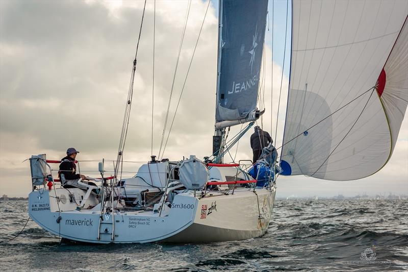 Maverick before the going got hard - ORCV Double Handed Race - photo © Dave Hewison Photography