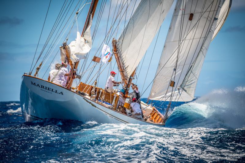 Carlo Falconne's Alfred Mylne 1938 yawl Mariella (ANT) - 2019 Antigua Bermuda Race photo copyright Tobias Stoerkle - www.sailing-photography.com taken at Royal Bermuda Yacht Club and featuring the IRC class