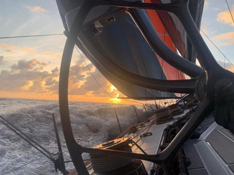 Eating up the miles on board SHK Scallywag - Antigua Bermuda Race photo copyright SHK Scallywag taken at Royal Bermuda Yacht Club and featuring the IRC class