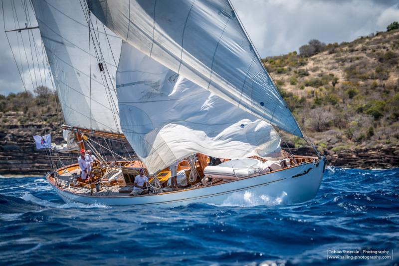 Leading CSA Cruising Class in the Antigua Bermuda Race - Carlo Falconne's Mariella - photo © Tobias Stoerkle