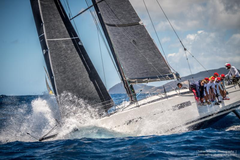 Giles Redpath's Lombard 46 Pata Negra (GBR), skippered by Andy Liss, has posted the best corrected time under IRC, winning the Warrior Trophy in the 2019 Antigua Bermuda Race  photo copyright Tobias Stoerkle taken at Royal Bermuda Yacht Club and featuring the IRC class