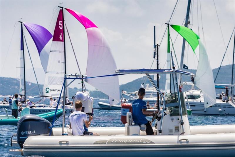 Live Broadcasting of the SAILING Champions League photo copyright SCL / Lars Wehrmann taken at Yacht Club Costa Smeralda and featuring the IRC class