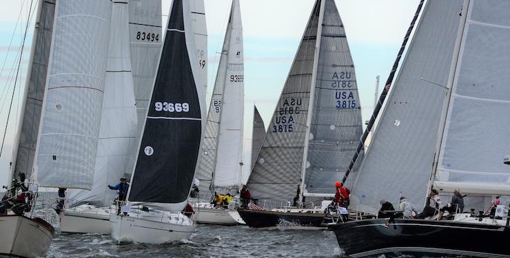 2018 Baltimore Harbor Cup start for ORR-Ez-rated cruiser-racer class photo copyright M.L.Gunther taken at  and featuring the IRC class