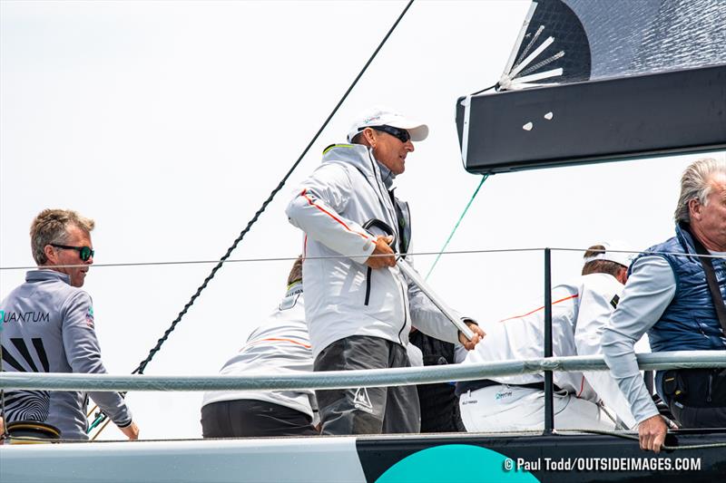 Doug Devos, on the helm, rounds the weather mark on his TP52 Windquest - Helly Hansen NOOD Regatta - photo © Paul Todd / Outside Images