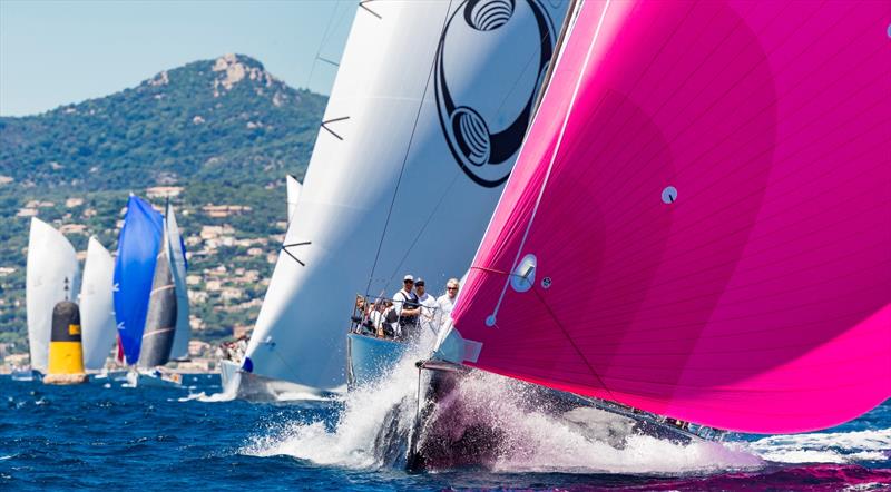 The yachts had a downwind start from the Golfe de Saint-Tropez, the maxis led away by Jethou. - Rolex Giraglia 2019 photo copyright ROLEX / Studio Borlenghi taken at Yacht Club Italiano and featuring the IRC class