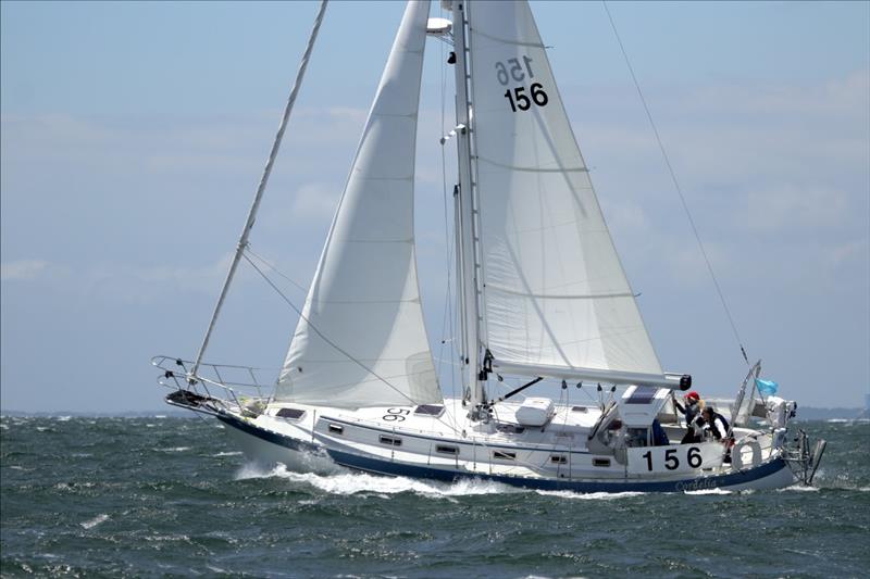 Class D has harbored the winning boat for the past two Marion Bermuda Race. Cordelia the leader of that class on Sunday morning has 384 miles left to Bermuda. She was making 7.1 kts steering 148º. Cordelia is skippered by Roy Greenwald of Marion photo copyright Fran Grenon, Spectrum Photo taken at Royal Hamilton Amateur Dinghy Club and featuring the IRC class