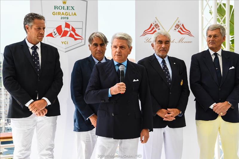 Prizegiving - Rolex Giraglia 2019 photo copyright Martina Orsini taken at Yacht Club de Monaco and featuring the IRC class