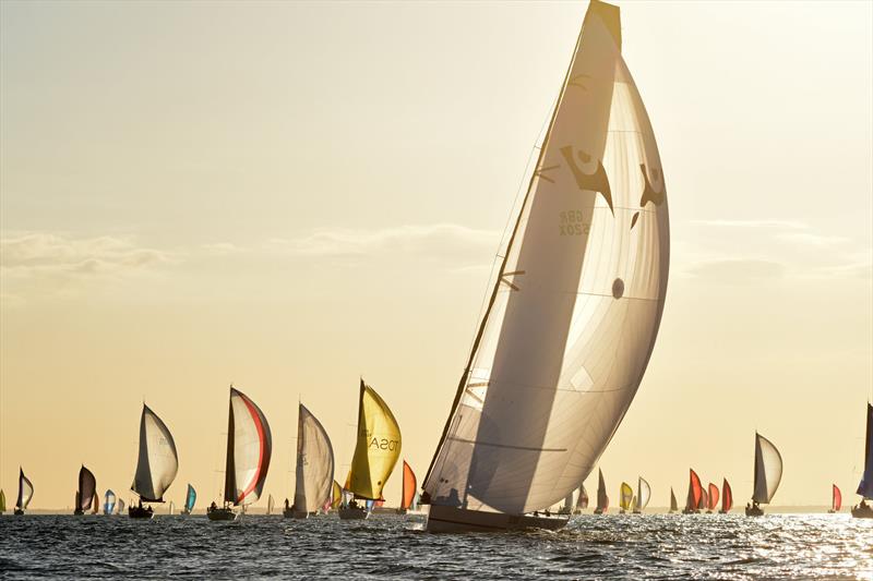 Spectacular Start to the 2019 RORC Morgan Cup race to Dieppe photo copyright Rick Tomlinson / RORC taken at Royal Ocean Racing Club and featuring the IRC class