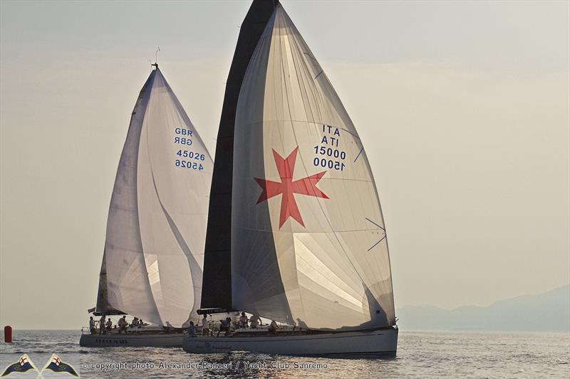 First race of the IRC European Championships on day 2 photo copyright Alex Panzeri / Yacht Club Sanremo taken at Yacht Club Sanremo and featuring the IRC class