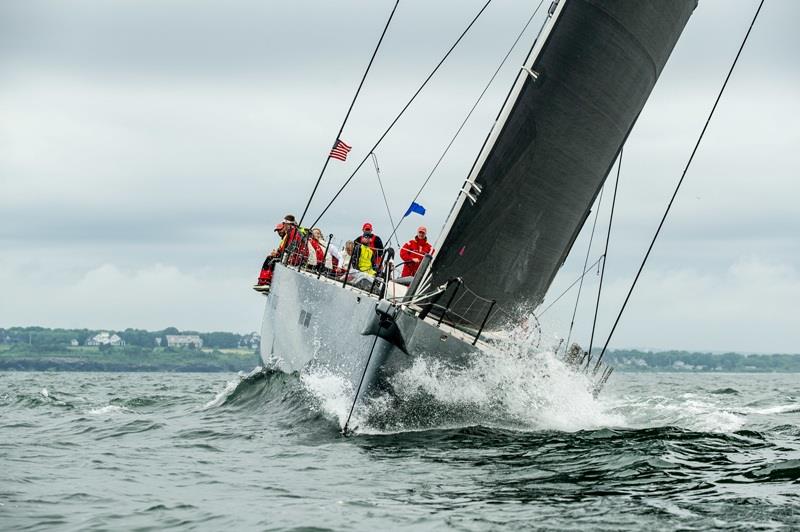 Aegir inching its way to finish - Transatlantic Race 2019 photo copyright Paul Todd / Outside Images taken at New York Yacht Club and featuring the IRC class