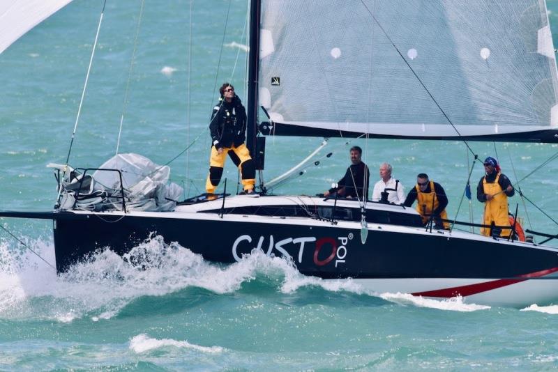Gery Trentesaux JPK 11.80 Courrier Recommande - RORC Cowes Dinard St Malo Race photo copyright Louay Habib / RORC taken at Royal Ocean Racing Club and featuring the IRC class