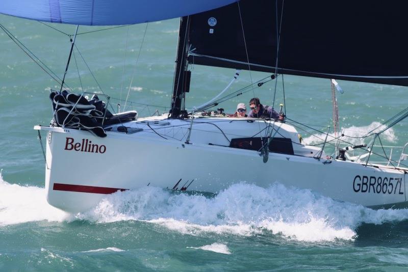 Rob Craigie & Deb Fish Sun Fast 3600 Bellino - RORC Cowes Dinard St Malo Race photo copyright Louay Habib / RORC taken at Royal Ocean Racing Club and featuring the IRC class