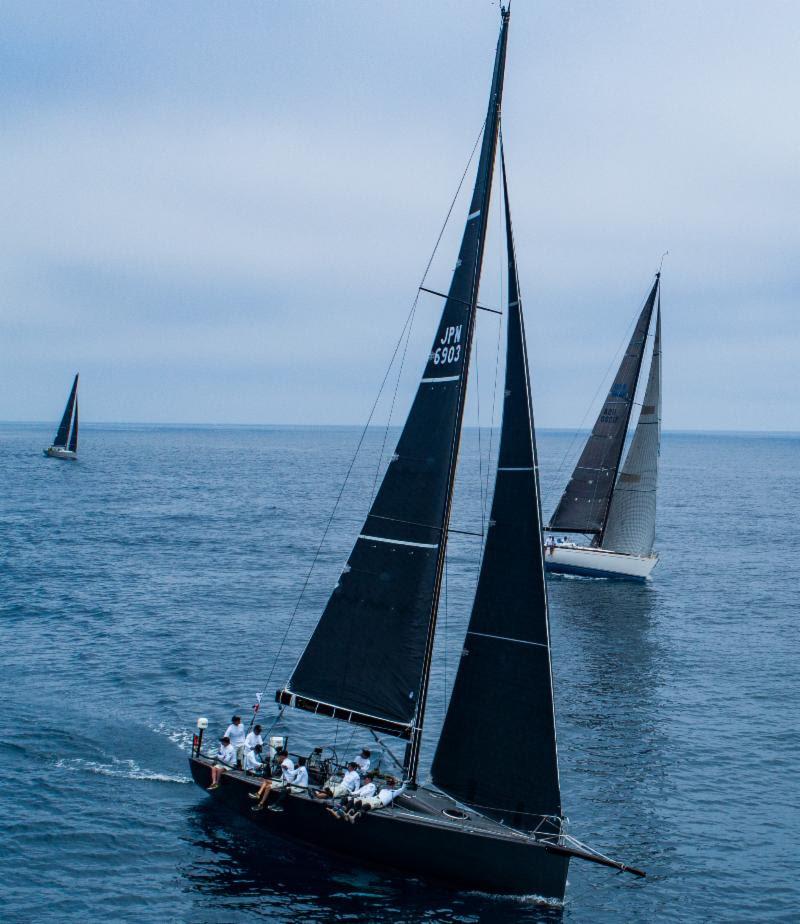 Hiroshige Ikeda's Rogers 46 t Draconis from Japan had a great start - Transpac 50 photo copyright Ronnie Simpson / Ultimate Sailing taken at Transpacific Yacht Club and featuring the IRC class