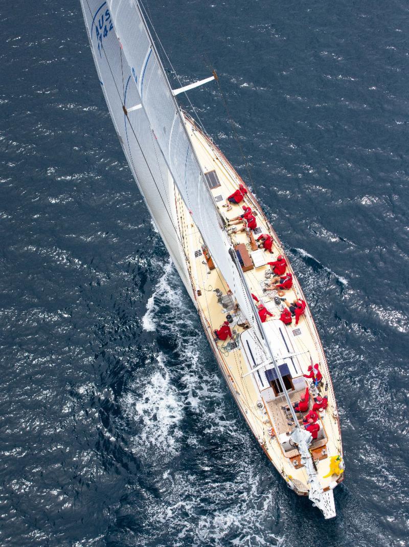 Patrick Broughton's Kialoa II came all the way from Australia to be part of Transpac 50 photo copyright Sharon Green / Ultimate Sailing taken at Transpacific Yacht Club and featuring the IRC class